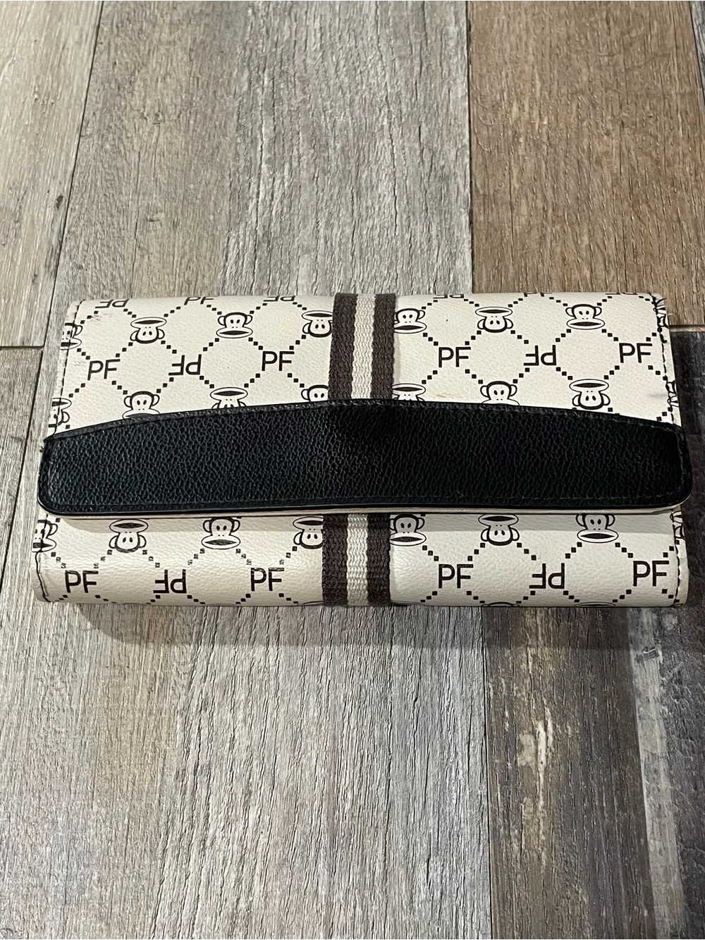 Paul Frank PF Monogram Gucci Style Foldable Wallet Rare